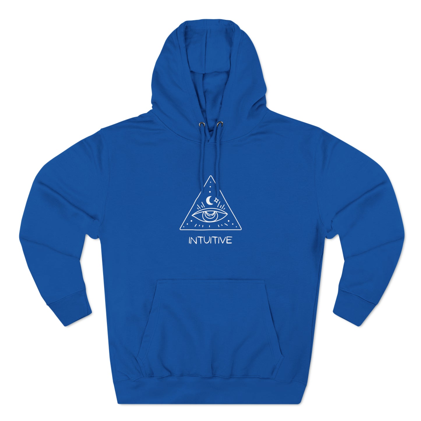 "Intuitive" Three-Panel Fleece Hoodie
