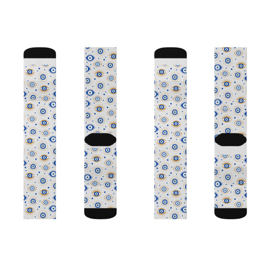 "The Evil Eye 2" Sublimation Socks