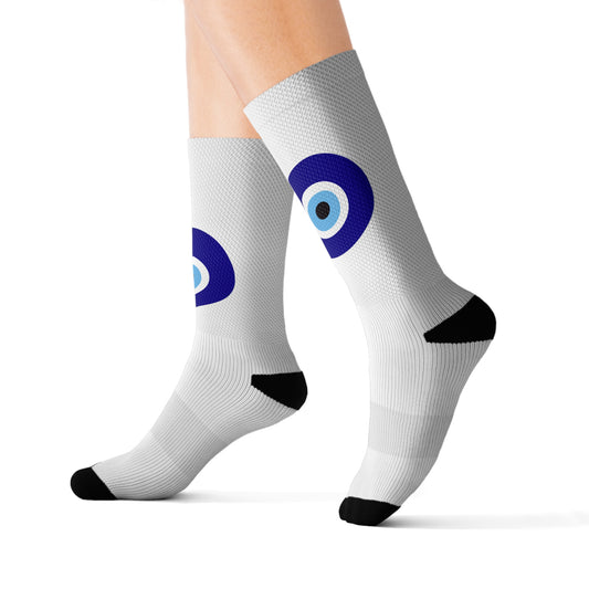 "The Evil Eye 1" Sublimation Socks