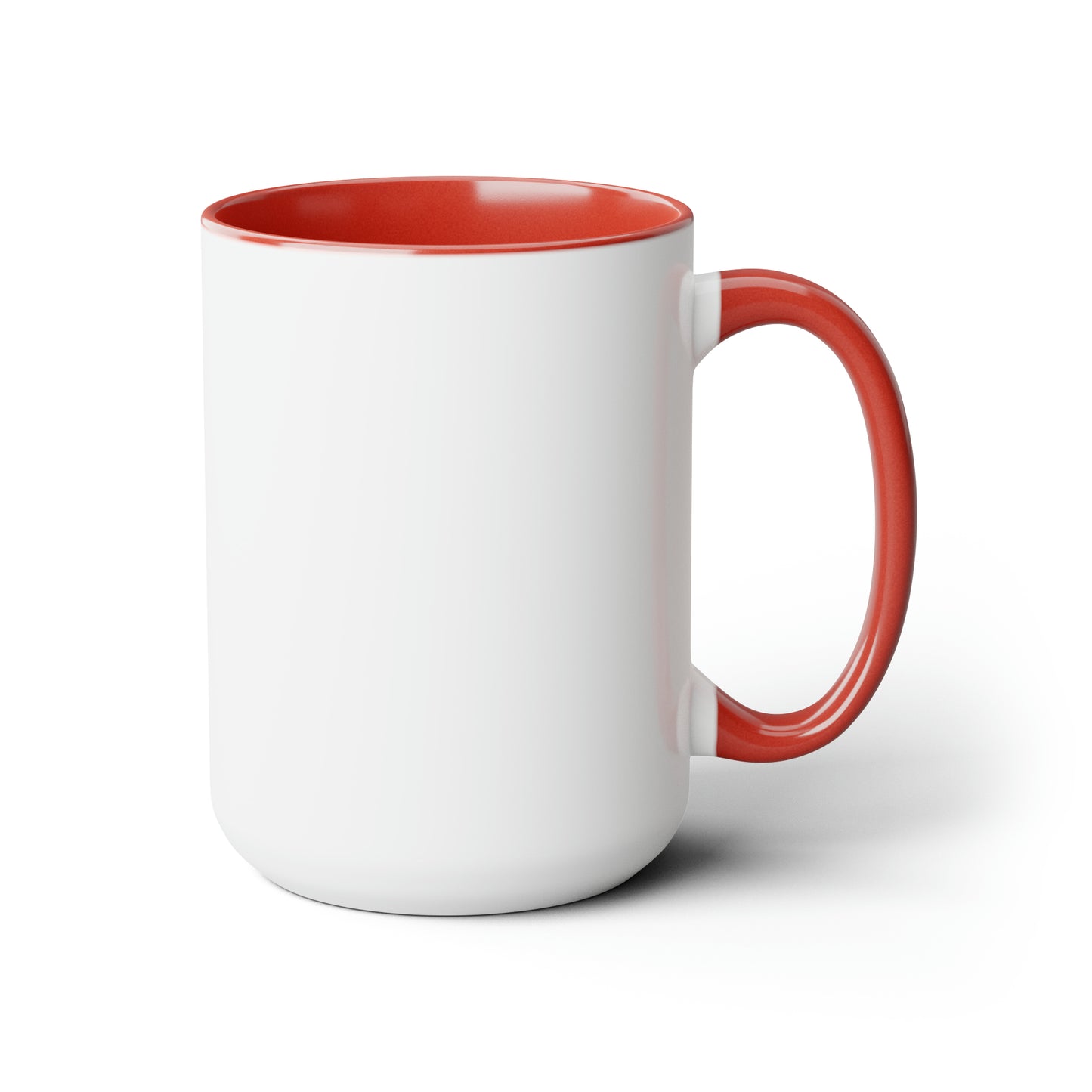 "Intuitive" Two-Tone Coffee Mugs, 15oz