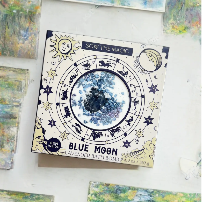 Blue Moon Lavender Shower Steam with Sodalite