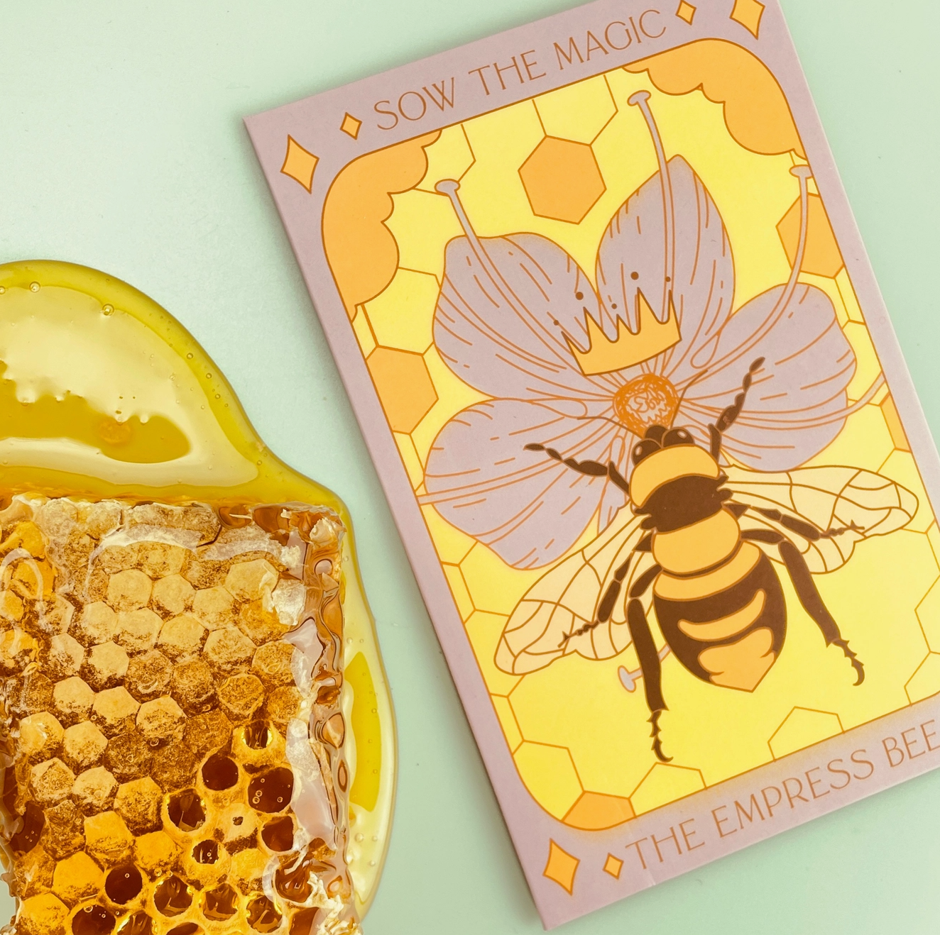The Empress Bee Tarot Garden + Gift Seed Packet