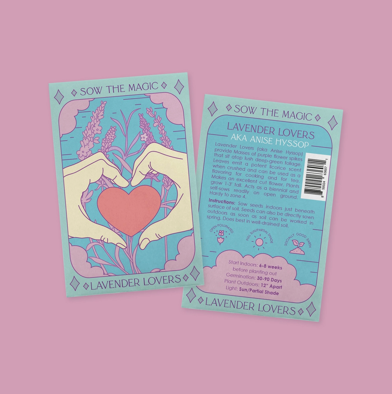 Lavender Lovers Tarot Garden + Gift Seed Packet