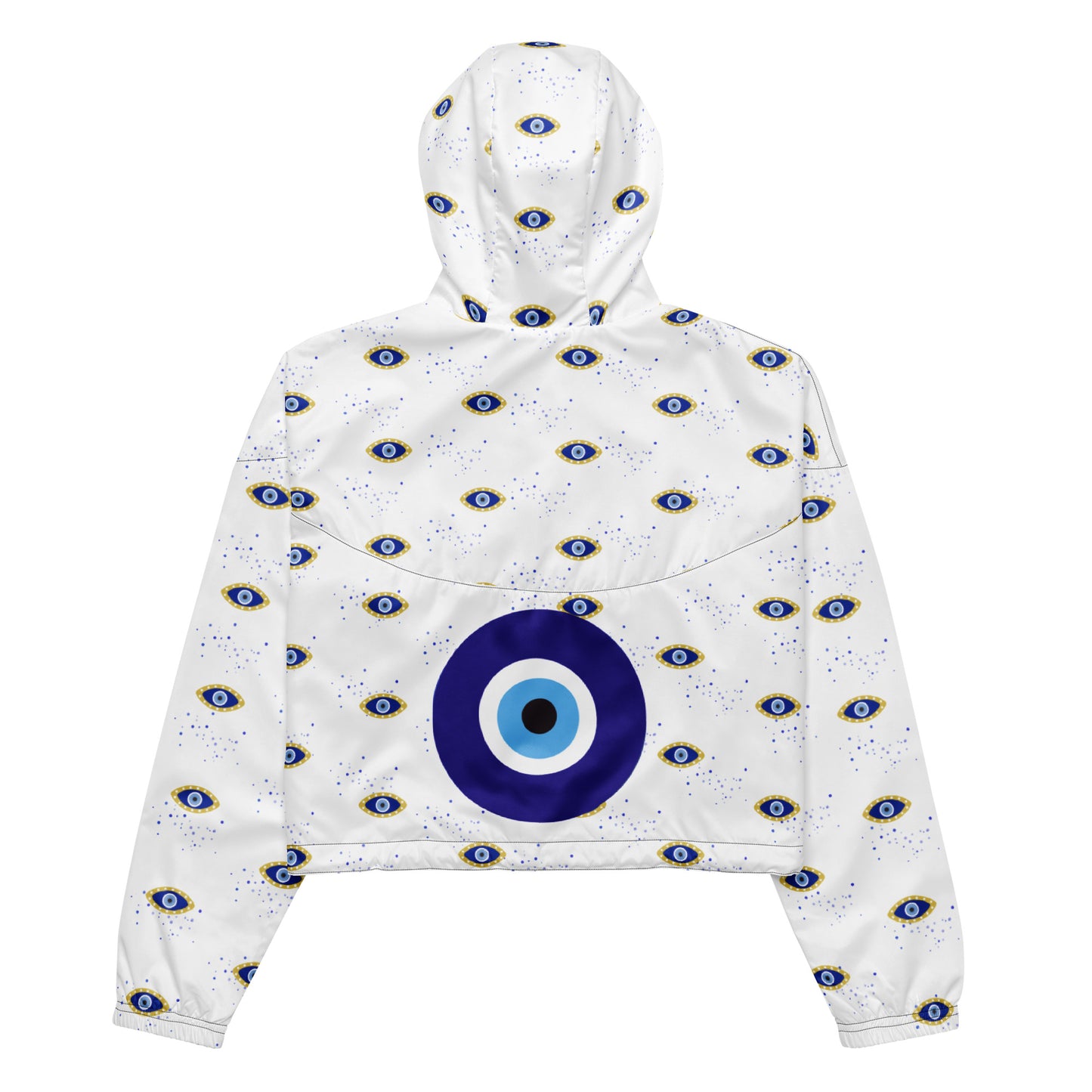 "Evil Eyes" Women’s cropped windbreaker