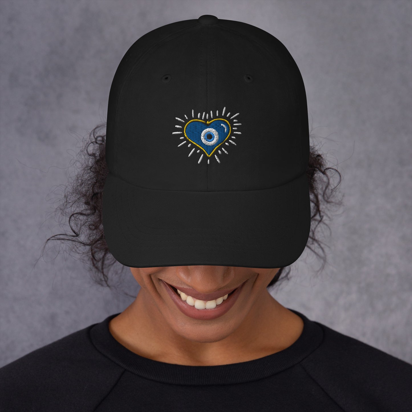 "We love an Evil Eye" Dad hat