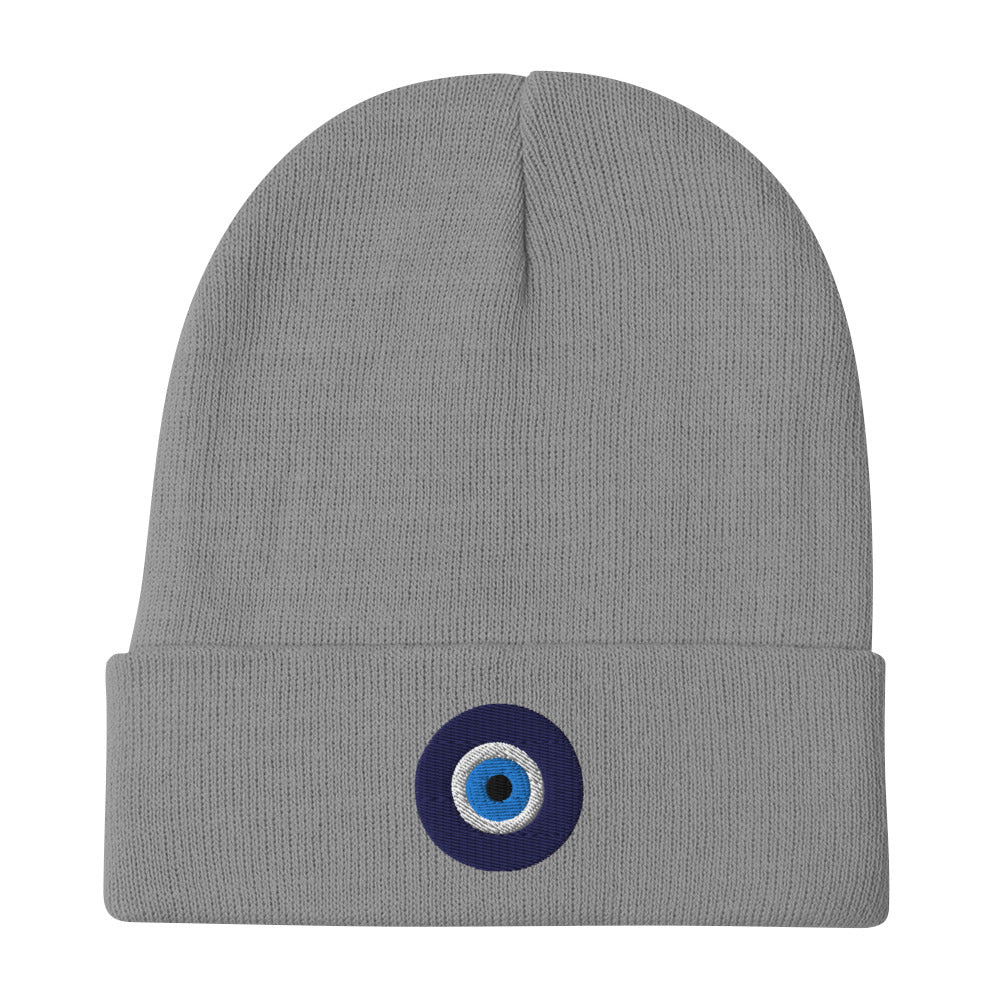 "Evil Eye" Embroidered Beanie