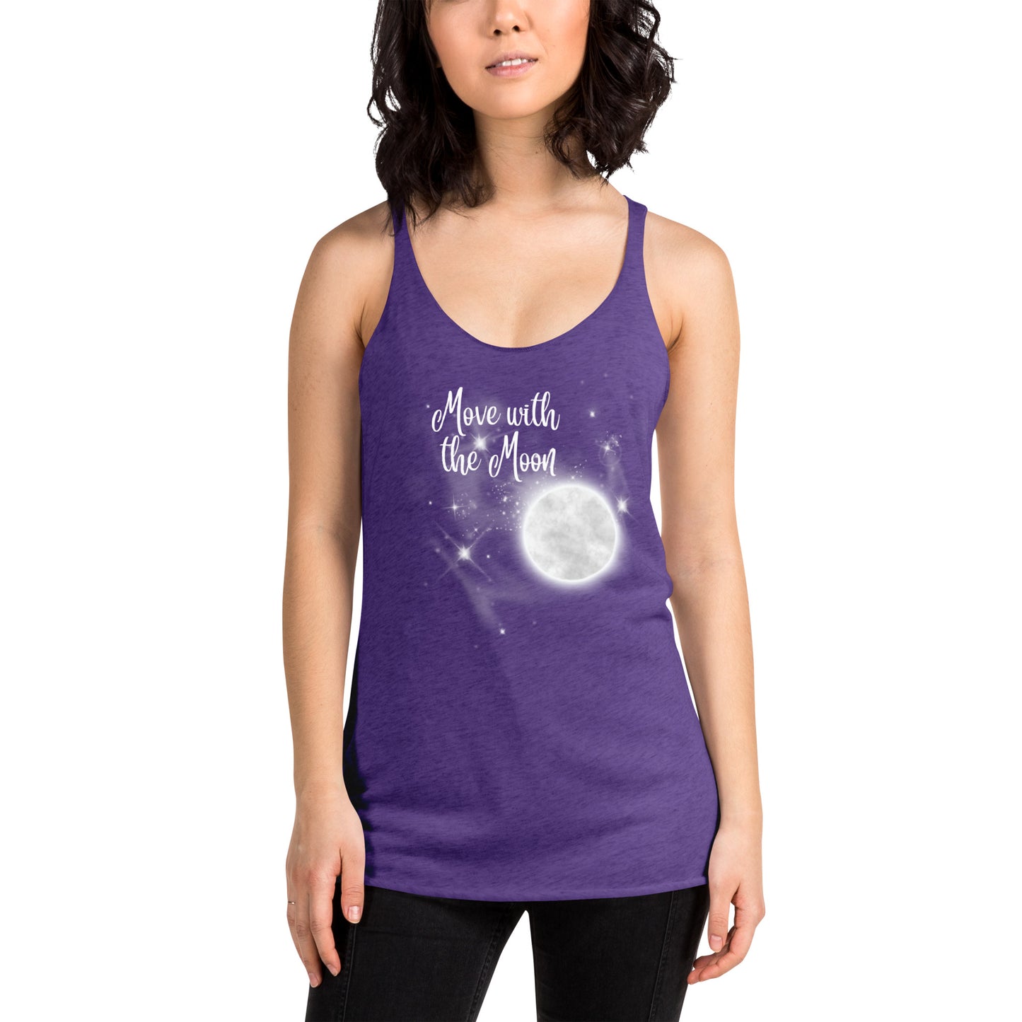 " Move with the Moon" Women's Racerback Tank