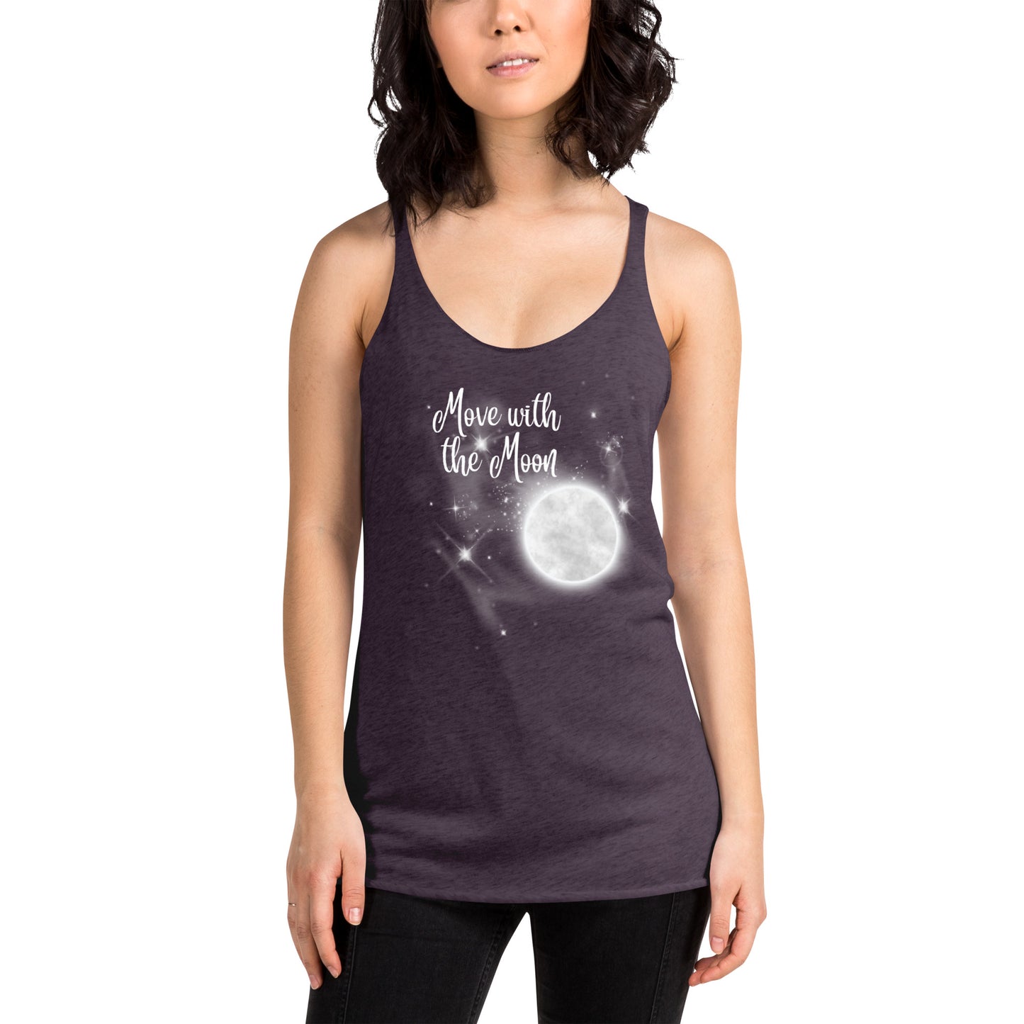 " Move with the Moon" Women's Racerback Tank