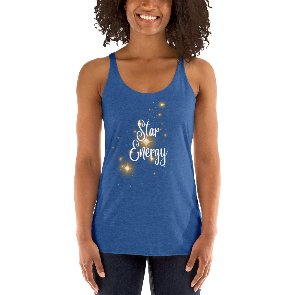 "Star Energy" Women's Racerback Tank