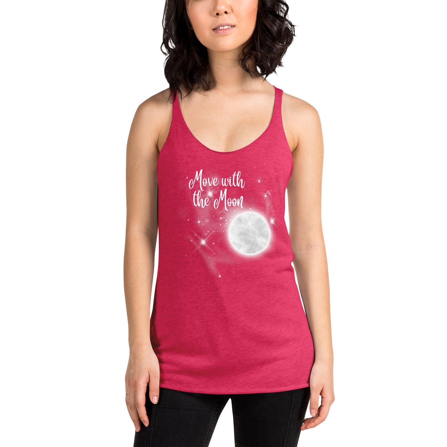 " Move with the Moon" Women's Racerback Tank