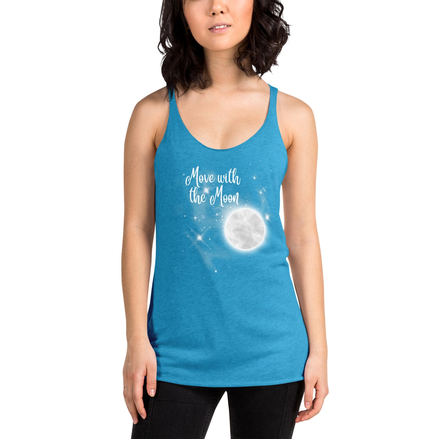 " Move with the Moon" Women's Racerback Tank