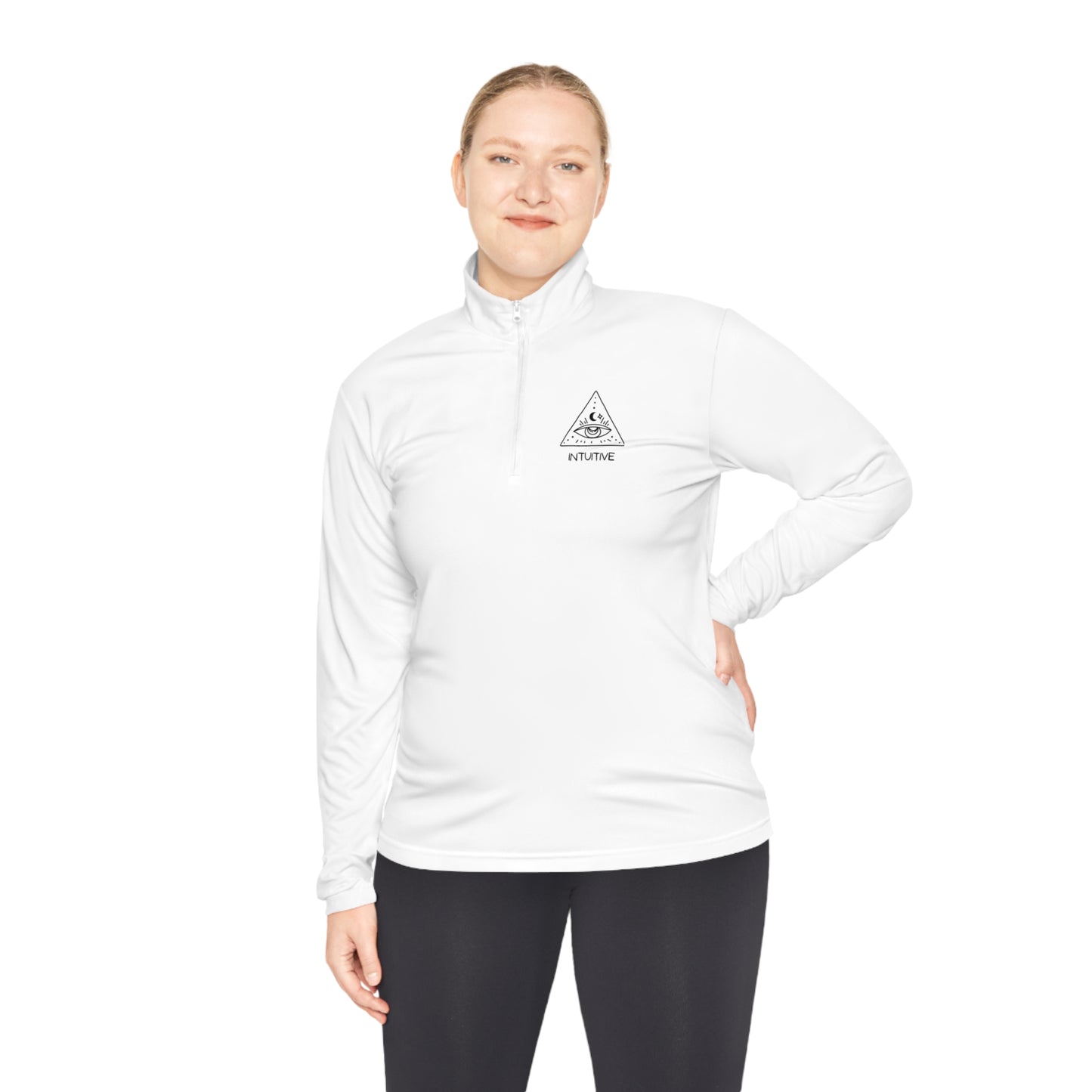 "Intuitive" Unisex Quarter-Zip Pullover