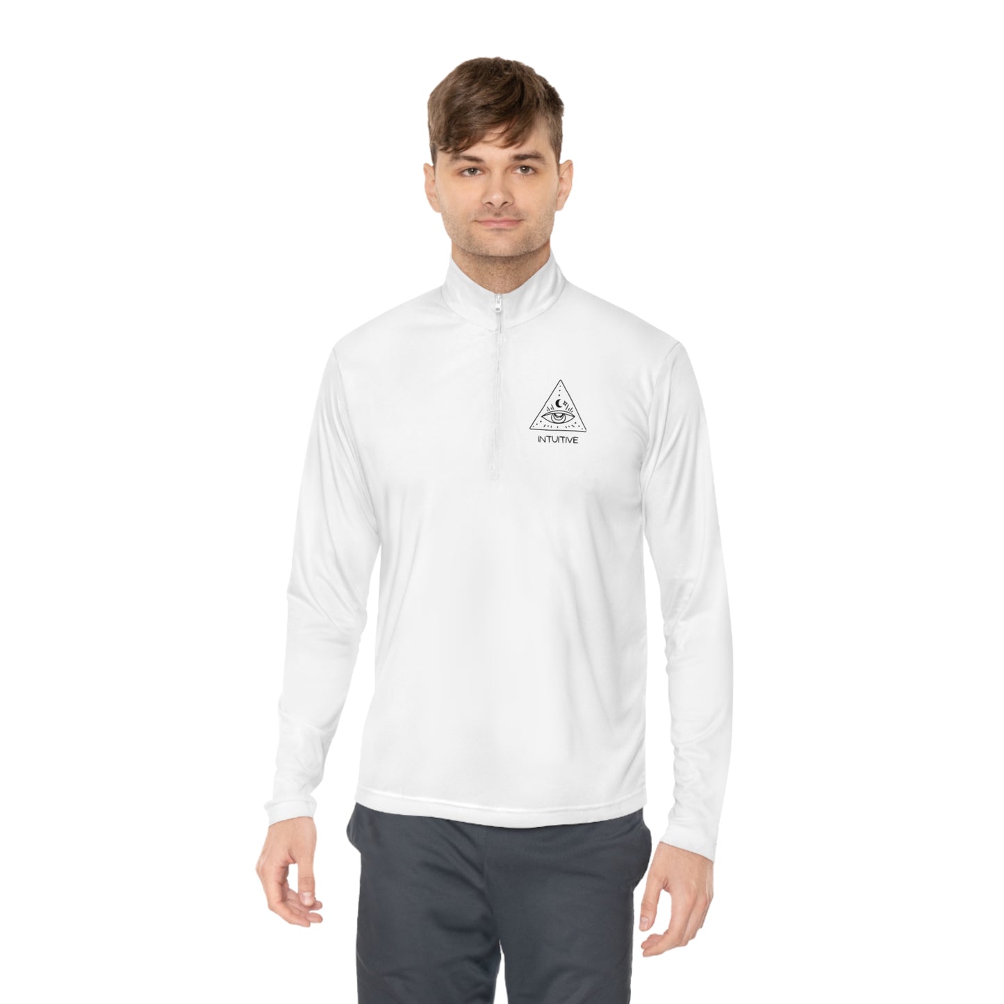 "Intuitive" Unisex Quarter-Zip Pullover