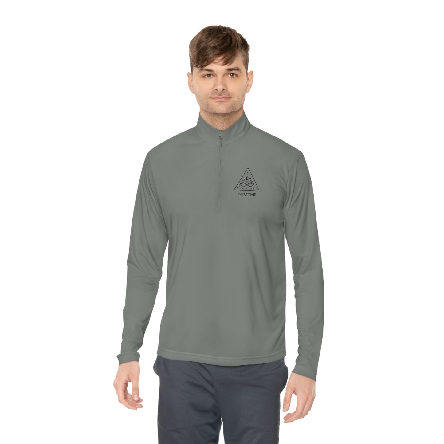 "Intuitive" Unisex Quarter-Zip Pullover