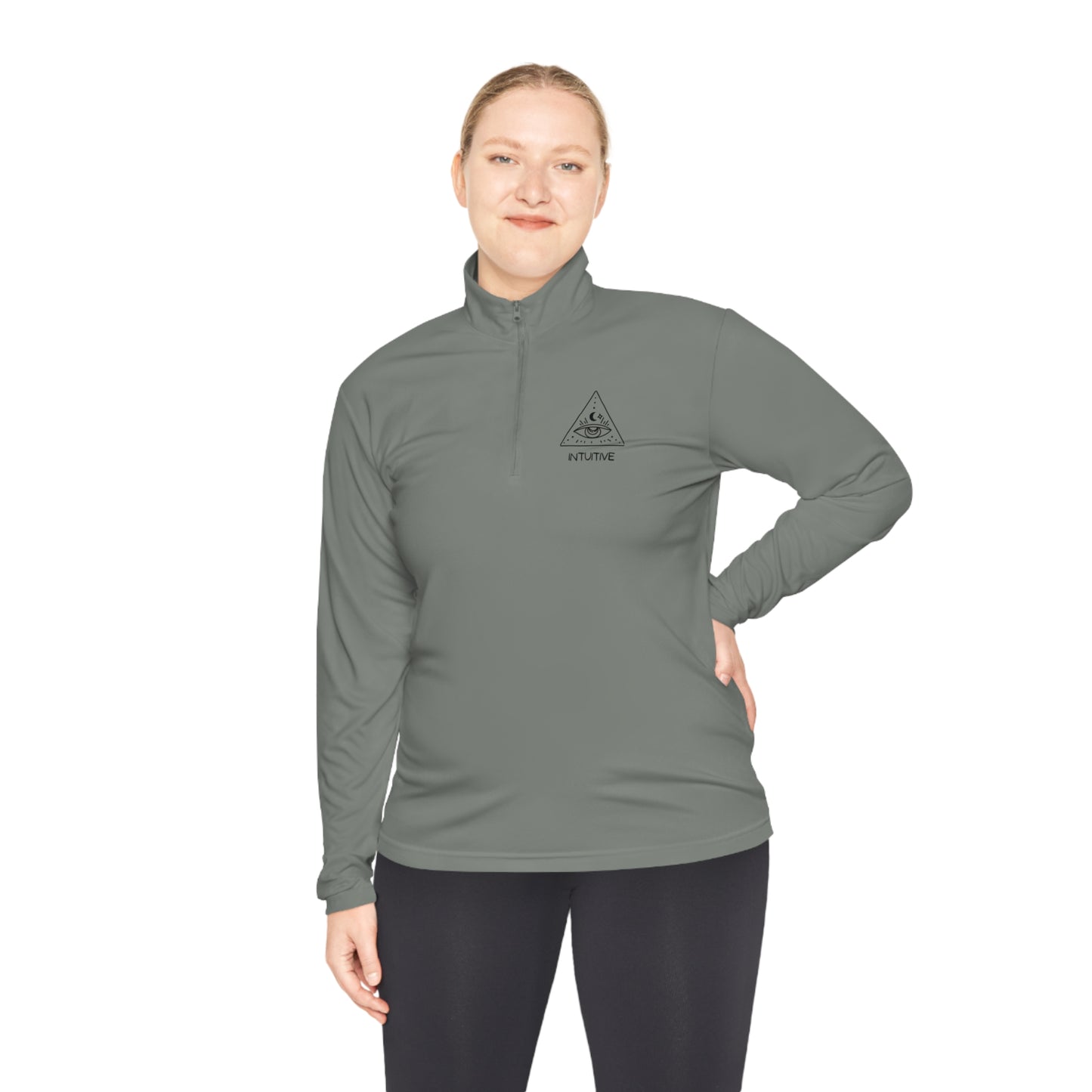 "Intuitive" Unisex Quarter-Zip Pullover