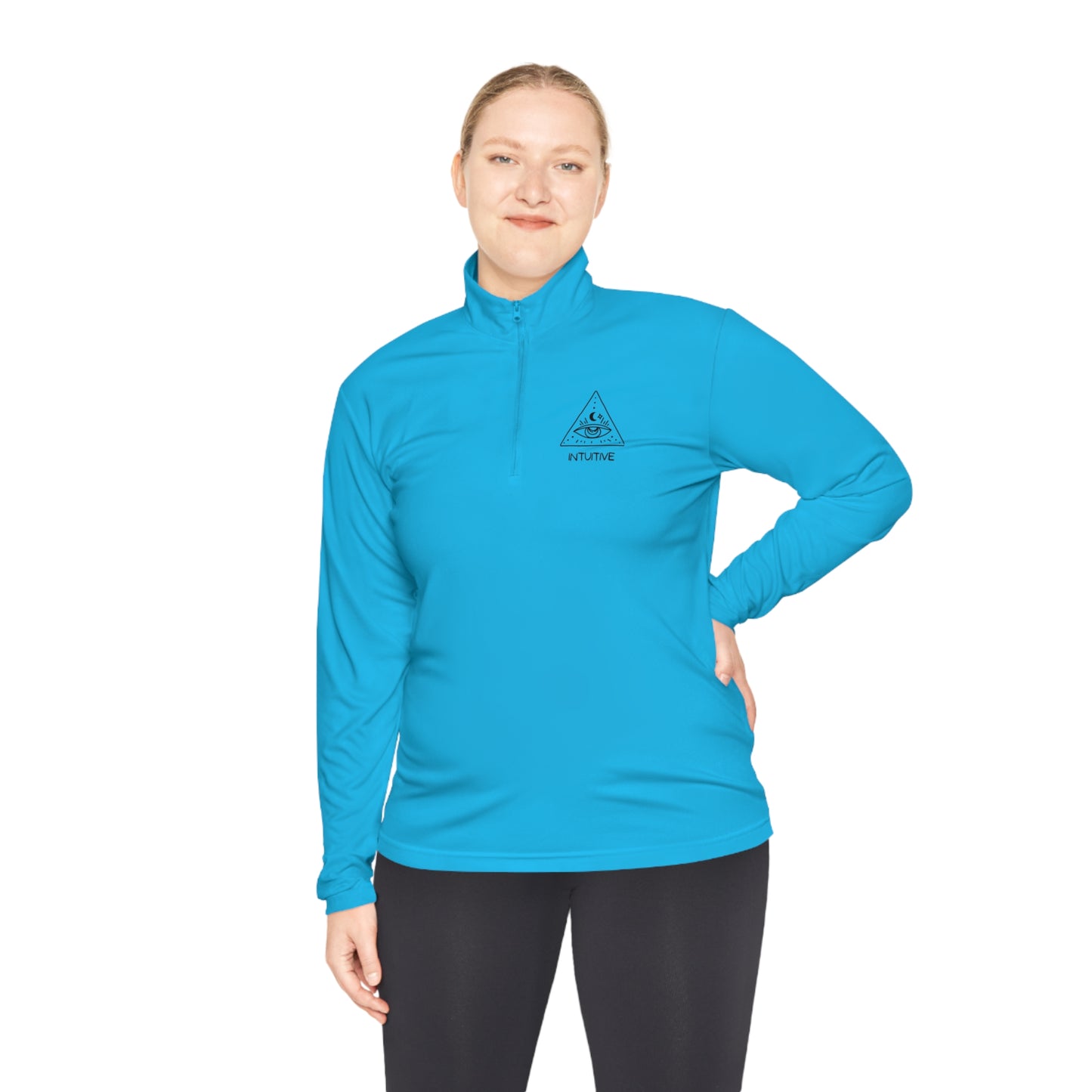 "Intuitive" Unisex Quarter-Zip Pullover