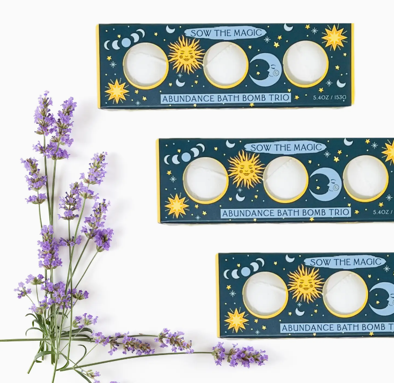 Moon Phase Abundance Bath Bomb Trio