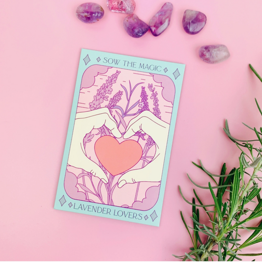 Lavender Lovers Tarot Garden + Gift Seed Packet