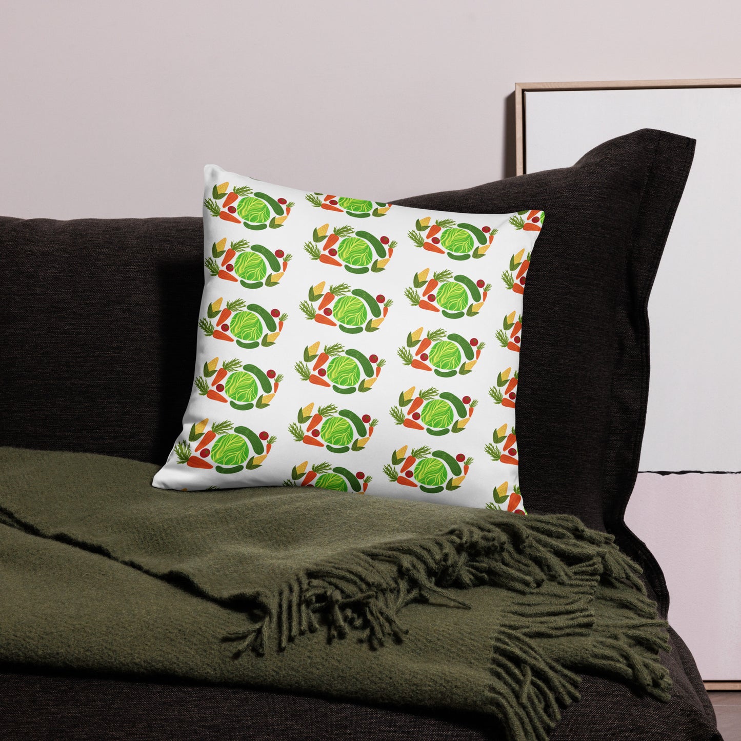 "Veggies Bunch" Basic Pillow