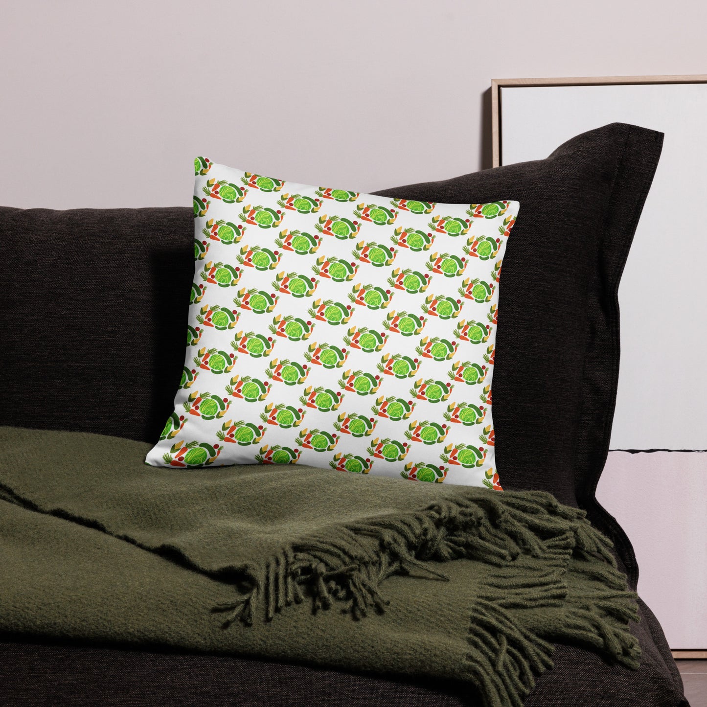 "Veggies Bunch" Basic Pillow