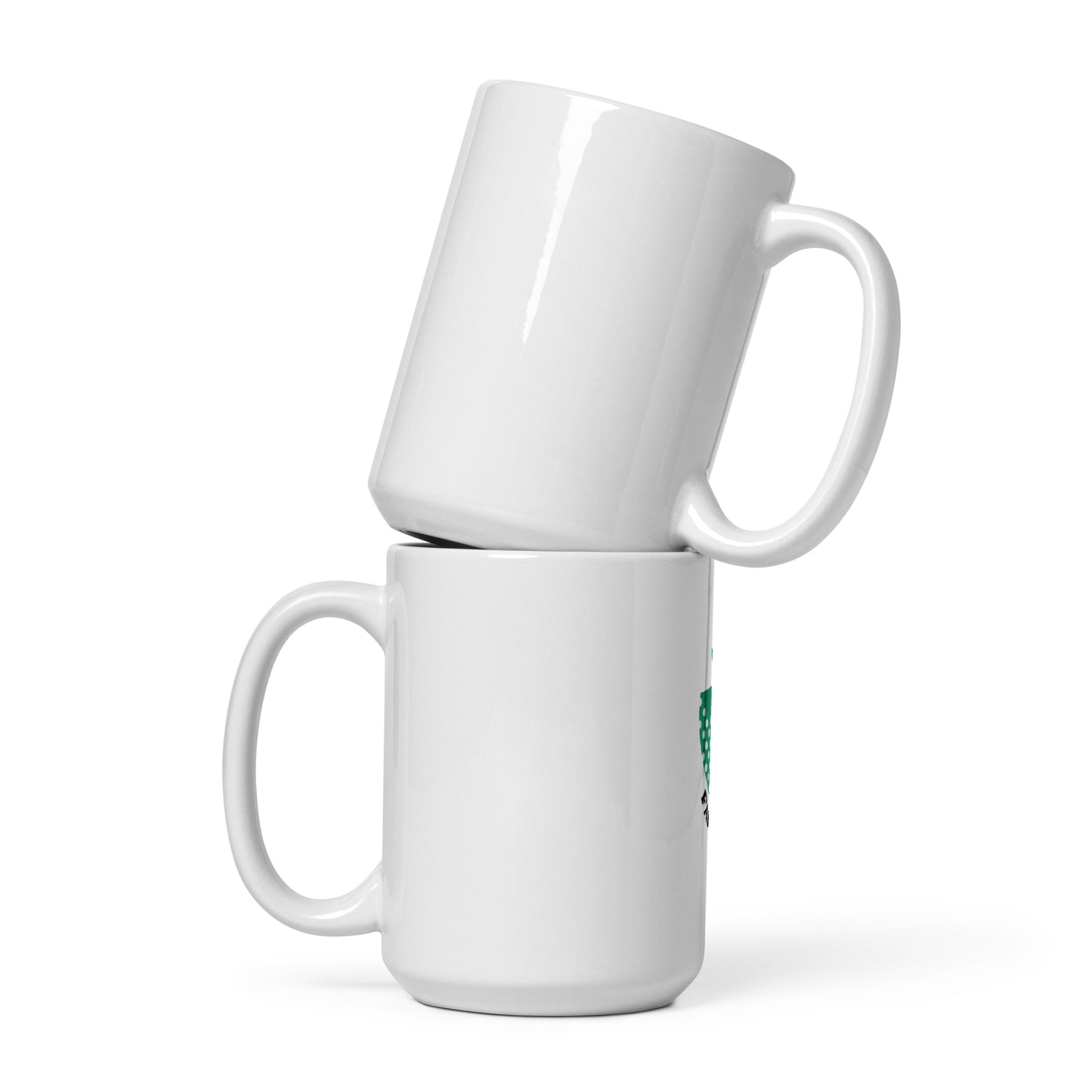 "FARM'HER" White glossy mug