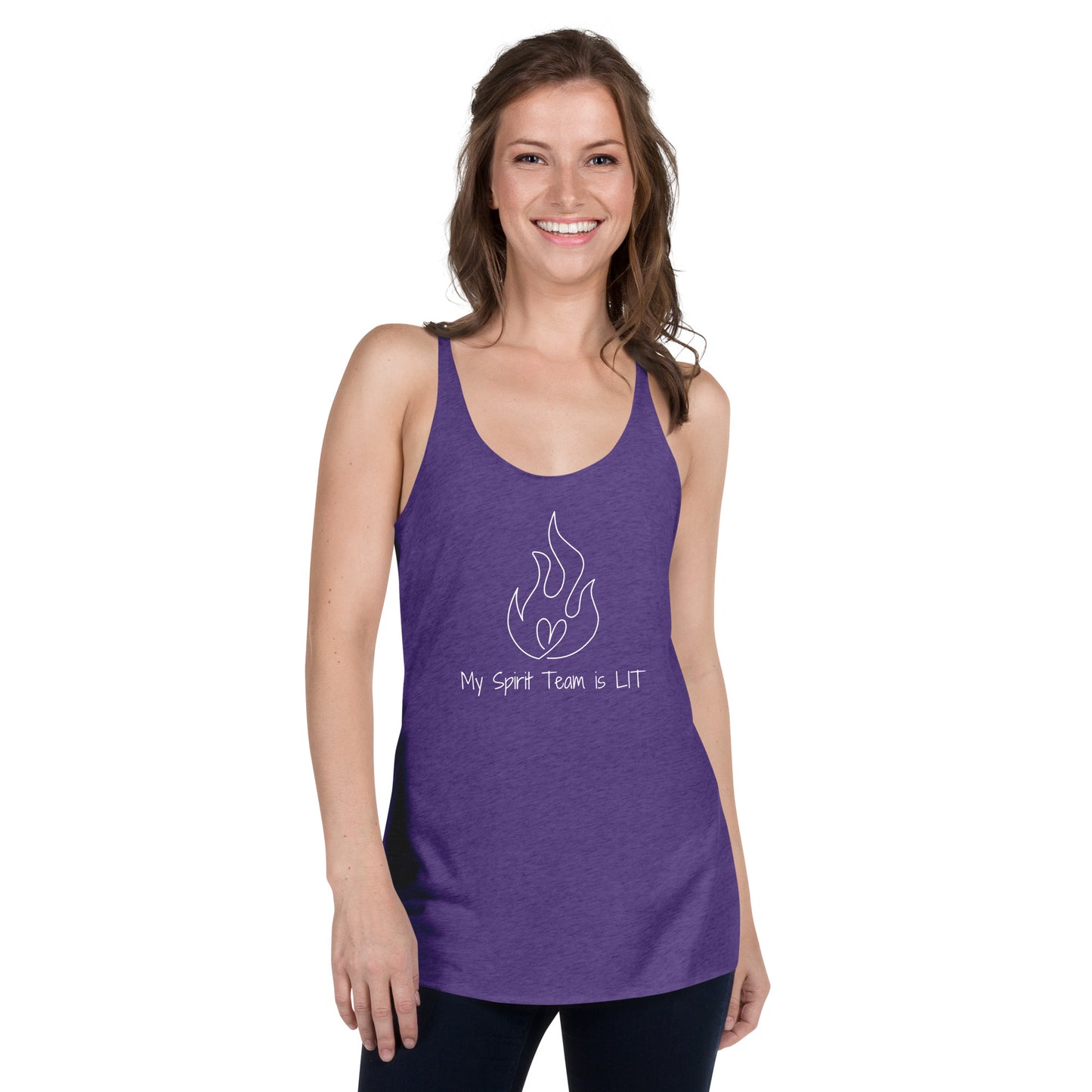 "My Spirit Team" Women's Racerback Tank