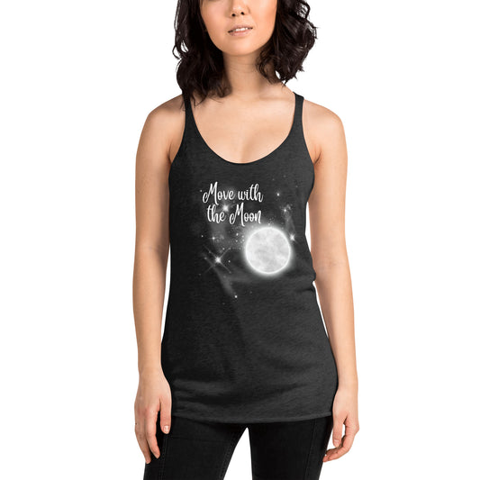 " Move with the Moon" Women's Racerback Tank