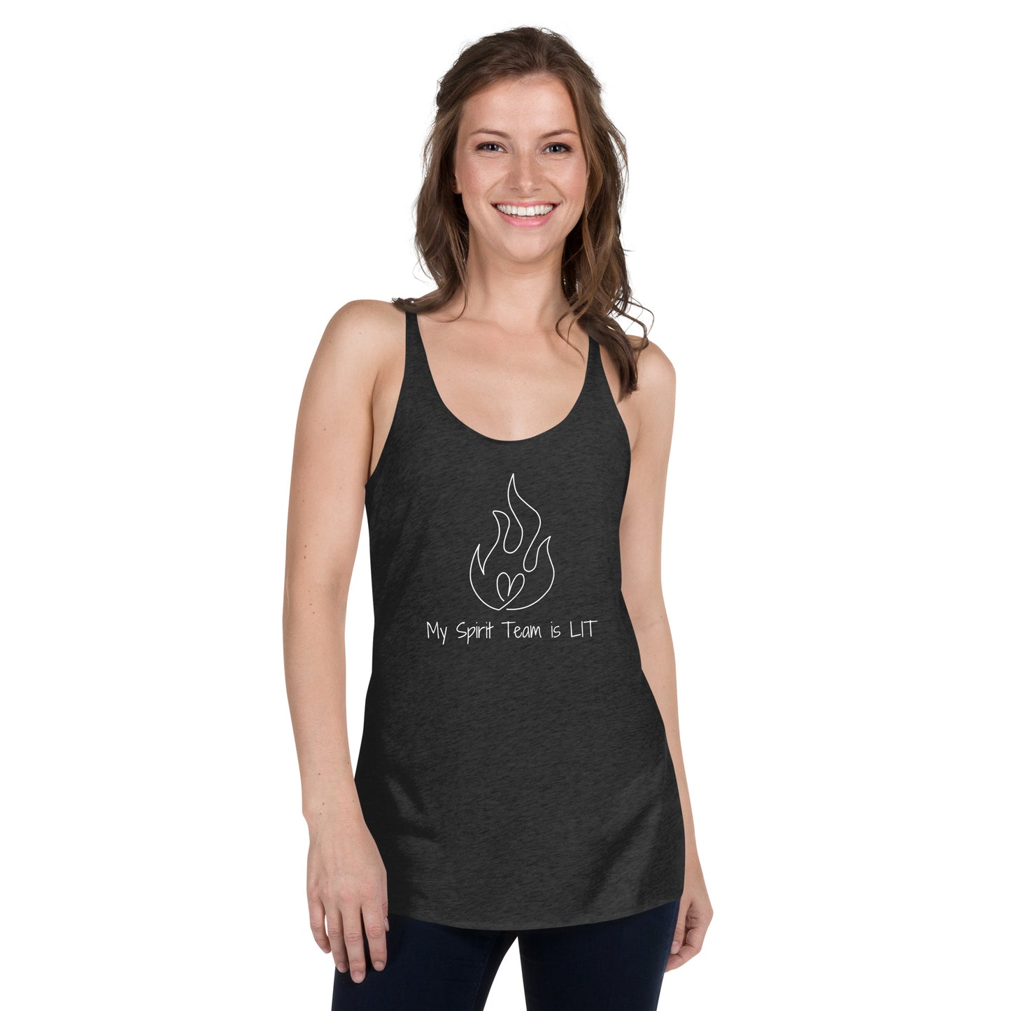 "My Spirit Team" Women's Racerback Tank