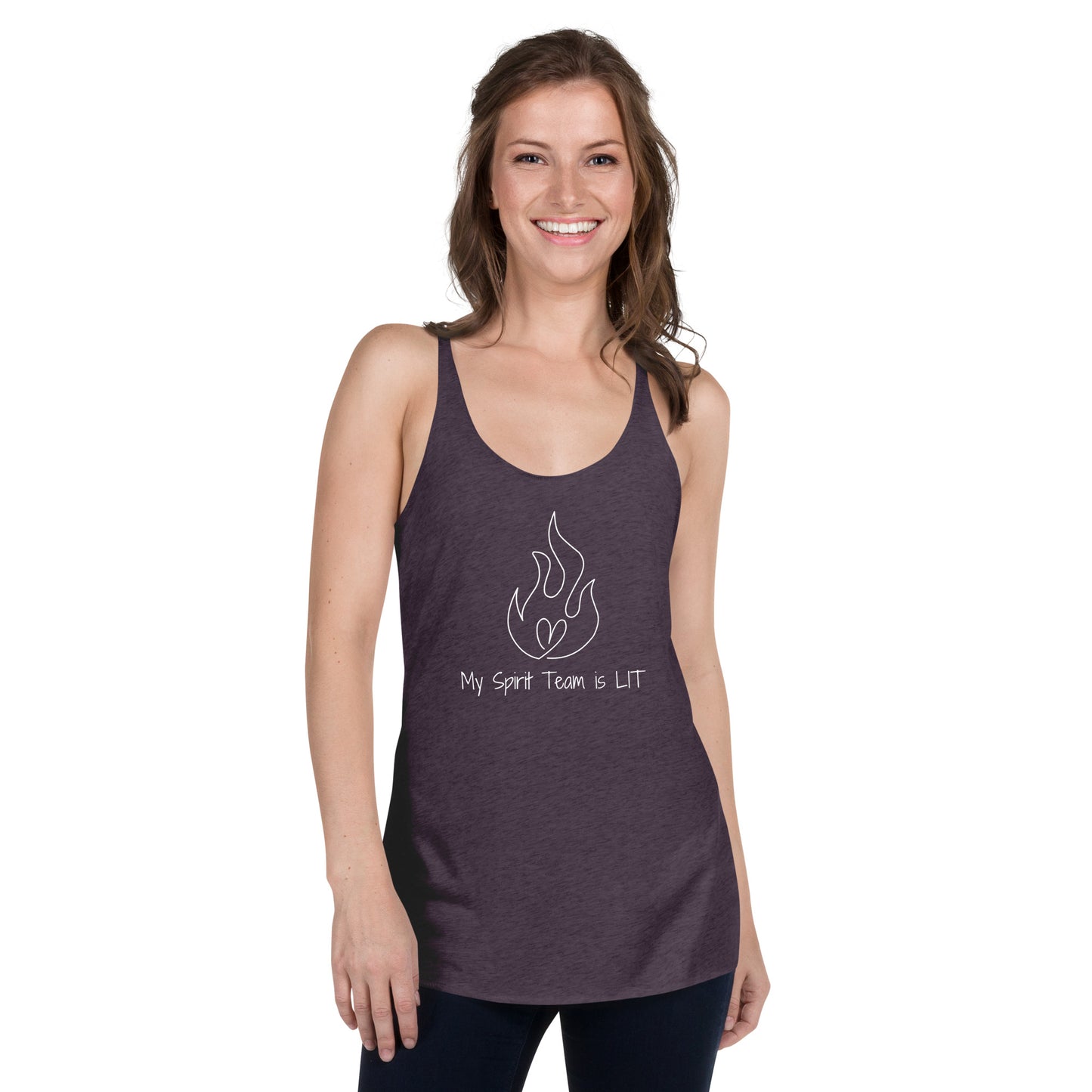 "My Spirit Team" Women's Racerback Tank