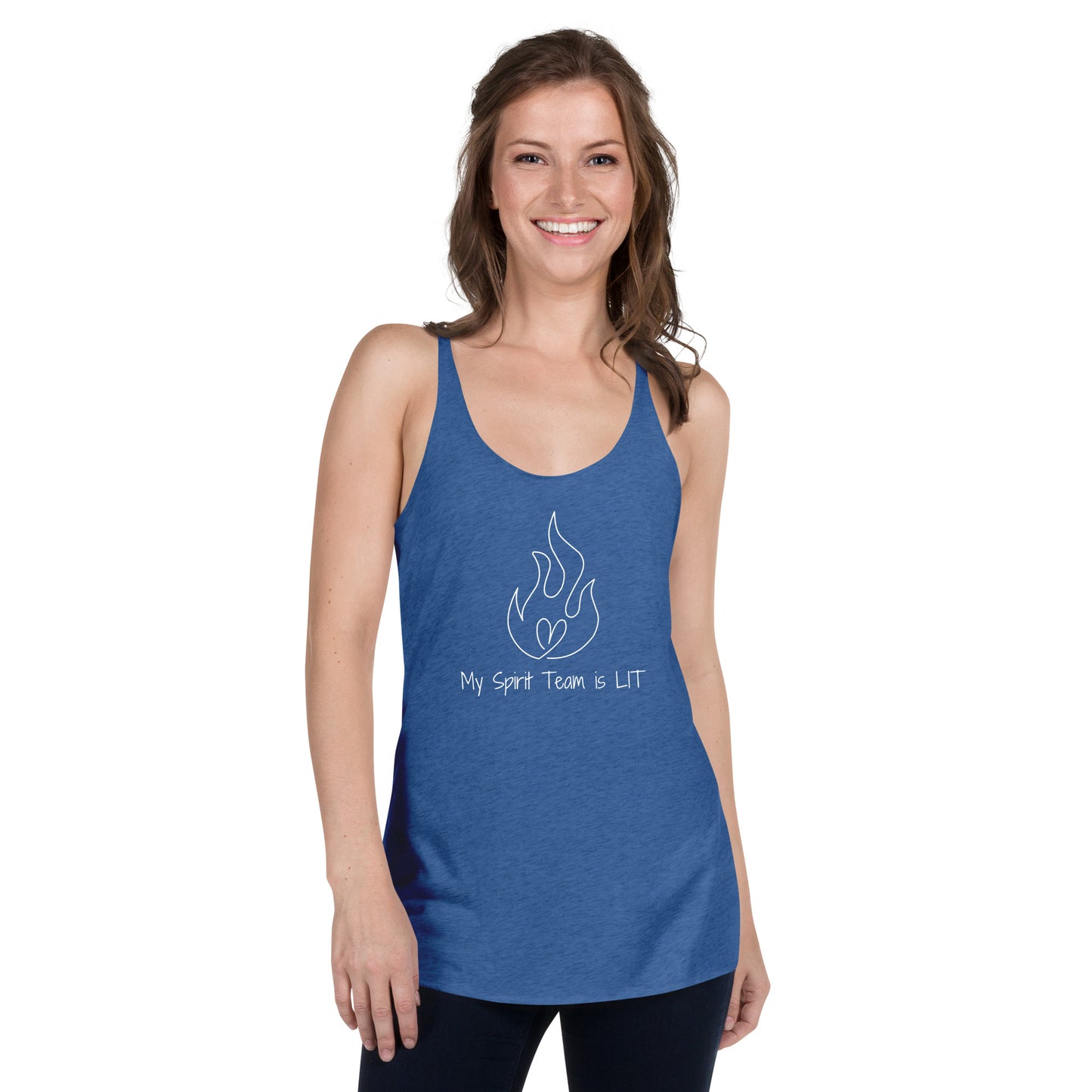 "My Spirit Team" Women's Racerback Tank